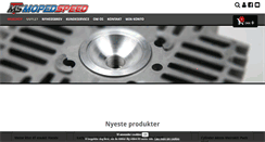 Desktop Screenshot of mopedspeed.dk